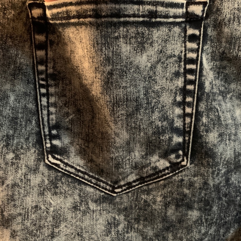 Refuge High Waisted Shorts Blue Denim Size 12 - Picture 6 of 12